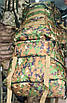 Великий військовий рюкзак на 100 літрів тактичний армійський штурмовий камуфльований, фото 8