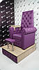 Педикюрне крісло "Трон Королеви" крісло трон для педикюру для салону краси педикюрні крісла, фото 6