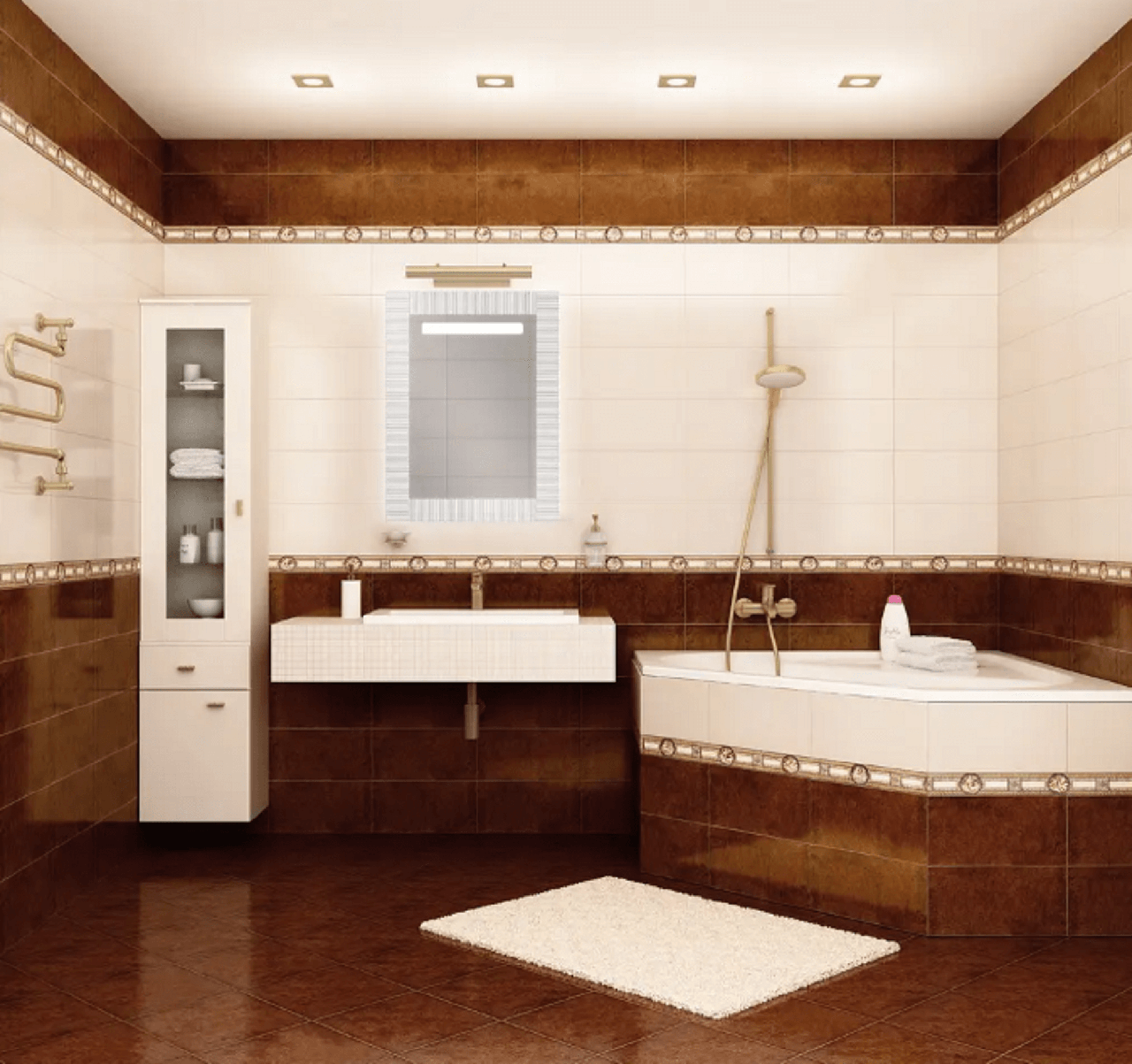 Дзеркало LED (60*80*2,5см) vz-d48