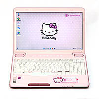 Toshiba "Hello Kitty" розовый в горошек - эксклюзивный женский ноутбук из Японии [уценка]