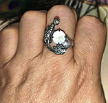 Кільце з перламутром "Ягода", розмір 18,2, фото 2