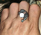 Кільце з перламутром "Ягода", розмір 18,2, фото 3