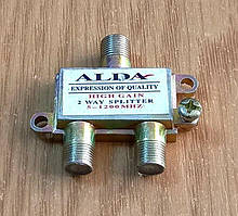 Антенний розгалужувач (спліттер) Alda 1/2 (5-1200 МГц). Уцінка.