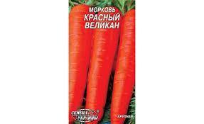Насіння моркви Червоний велетень 10 г, Насіння України