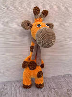 Качественный плюшевый вязанный Жираф ручной работы, Мягкая детская игрушка в кроватку, вязаные игрушки, SL