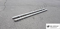 Пороги боковые труба Citroen Jumpy (16+) D60 без накладок, короткая и длинная база