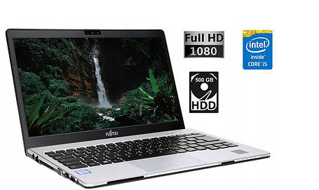 Ноутбук Fujitsu LifeBook S935 / 13.3" (1920x1080) IPS / Intel Core i5-5200U (2 (4) ядра 2.2 — 2.7 GHz) / 8 GB, фото 2