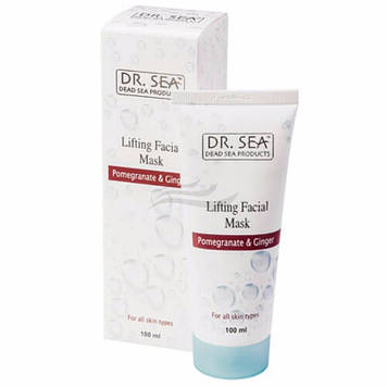 Ліфтингова маска для обличчя Dr. Sea Lifting Facial Mask with Pomegranate & Ginger 100 мл.