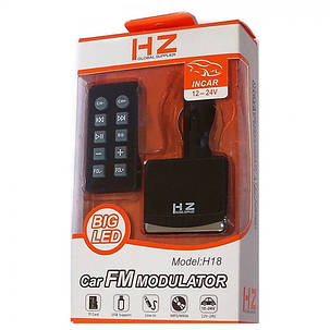 MP3 FM Модулятор/Трансміттер HZ Car FM Modulator H18, фото 1