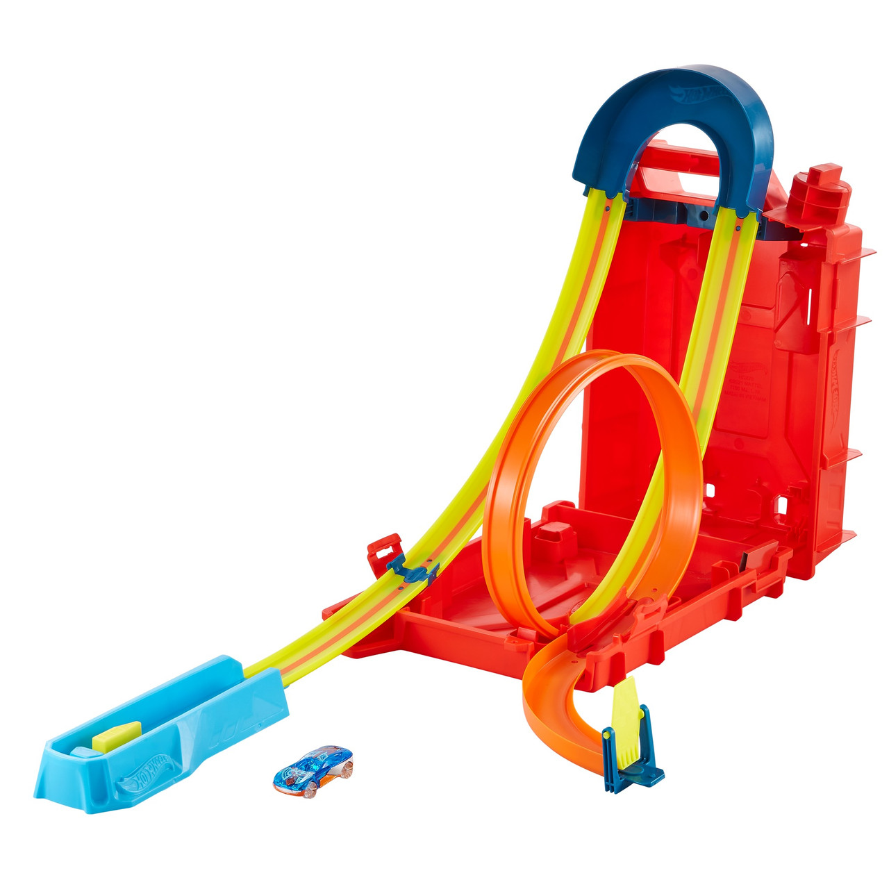 Трек Хот Вілс Турботрюки Каскадерська каністра Hot Wheels Fuel Can Stunt Box HDX78