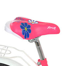 Двоколісний велосипед для хлопчика PROF1 Blossom 18 дюймів Y18302N малиновий NEON, фото 4