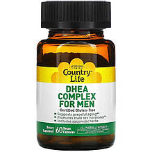 Комплекс для чоловіків Country Life "Д H E A Complex for Men" 50 мг (60 капсул)