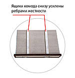 Комод Оскар 4 ящики МАКСІ-Меблі Дуб сонома/Білий гладкий (10830), фото 7