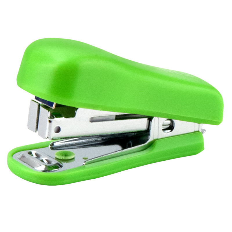 Степлер, №10/5, 12 аркушів, пластиковий, салатовий колір, "Standard", AXENT, фото 1