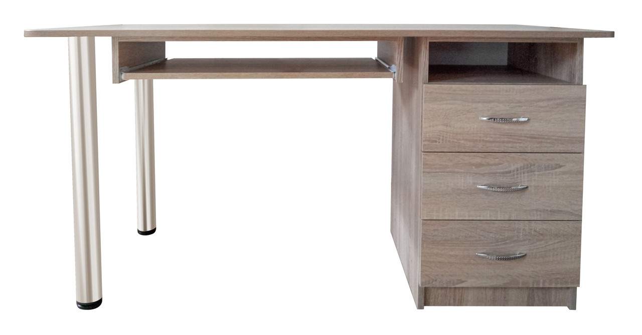 Стіл комп'ютерний Куба ST (ширина 1200) МАКСІ-МЕбель Дуб трюфель (12317), фото 1