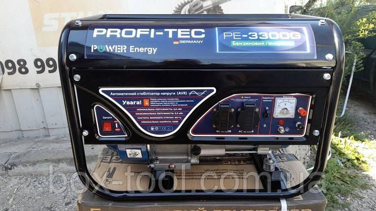Генератор бензиновий PROFI-TEC PE-3300G (3.3 кВт), фото 2