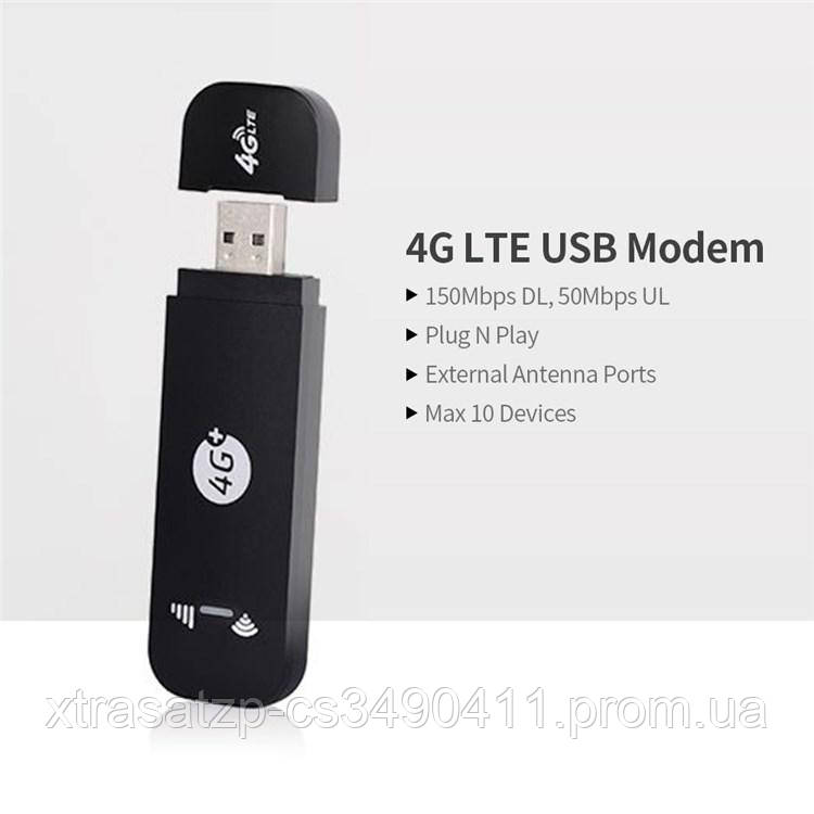 Беспроводной USB модем/роутер WI-FI 4G LTE 3 in 1 150 Mbps HotSpot с точкой доступа SIM-карты - фото 8 - id-p1666382688