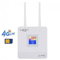 Беспроводной роутер/4g wifi роутер с сим картой LTE CPE 4G WI-FI с LCD дисплеем