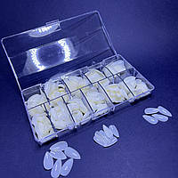 Тіпси для нарощення нігтів молочні 500 шт