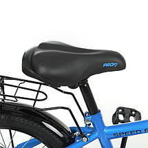 Велосипед дитячий двоколісний PROF1 Speed racer Y18313 Синій, фото 5