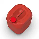 Каністра ГСМ для бензину 20 літрів (червона), фото 3