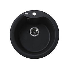 Гранітна мийка Globus Lux ORTA графіт 485мм-А0001