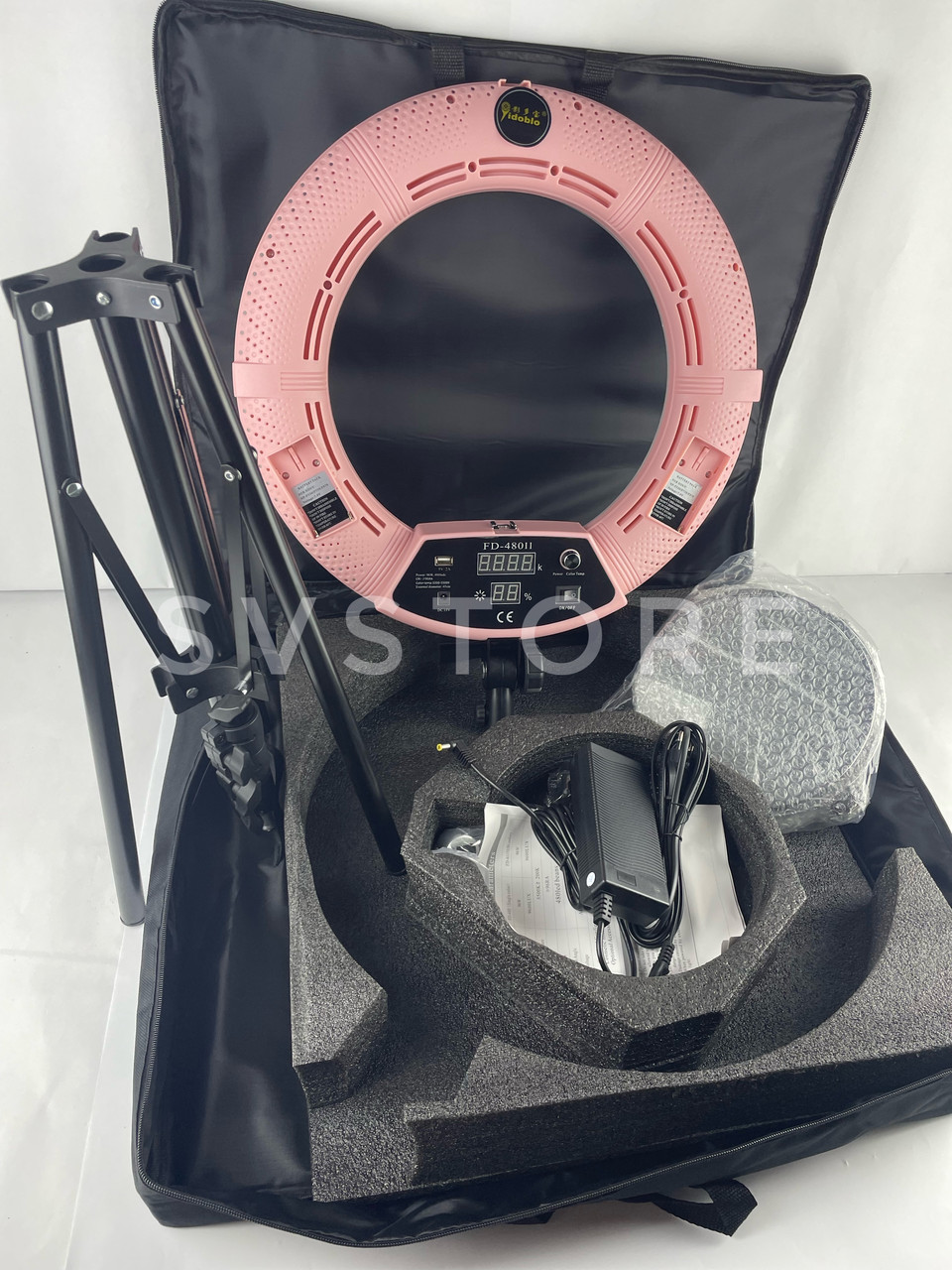 Світлодіодна кільцева лампа для фотозйомки на 96 ВТ, фото 1