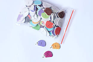 Гудзик "Звірята" мікс (упаковка 100шт.)