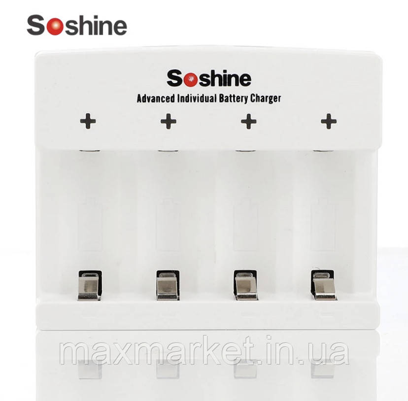 Зарядний пристрій Soshine S4 для літієвих акумуляторів CR123A