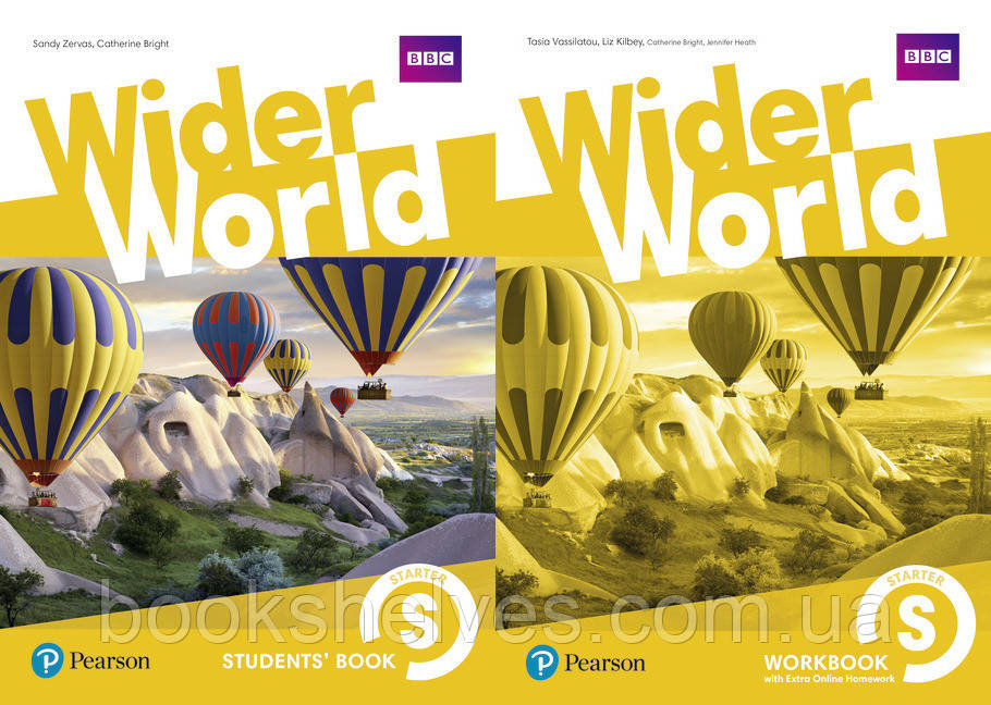 Wider World Starter Student's Book&WorkBook with Online Homework Підручник та Робочий зошит, фото 1