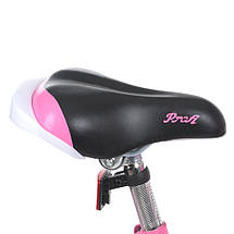 Велосипед дитячий двоколісний PROF1 Ballerina Y1481-1 14 дюймів Рожевий, фото 3