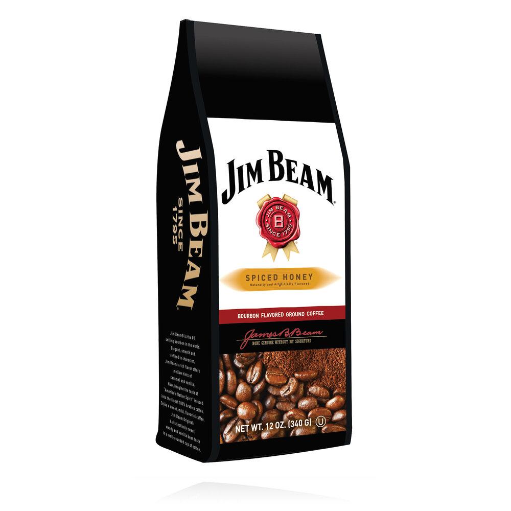 Мелена кава Jim Beam Spiced Honey Bourbon Flavored Ground Coffee 340g