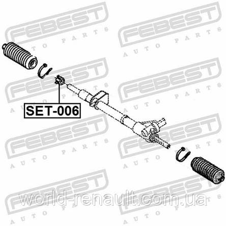 AutoTechteile 502 0803 — Втулка кермової рейки на Рено Сцінік II з 2003-2009г., фото 2