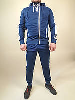 Мужской спортивный костюм Adidas синий (Размер  2Xl)