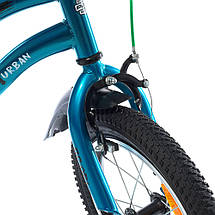 Велосипед дитячий двоколісний PROF1 Urban Y14253S-1 14 дюймів Бірюзовий, фото 5