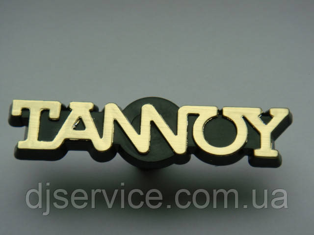 Шильдик логотип 50x10mm пластик для колонок TANNOY