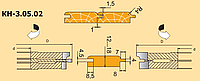Комплект из 5-ти твердосплавних фрез 160х40 для изготовления радиусной вагонки (3.05.02)