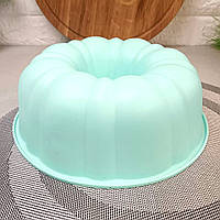 Велика силіконова форма для кексів та пирогів 26 см А-П