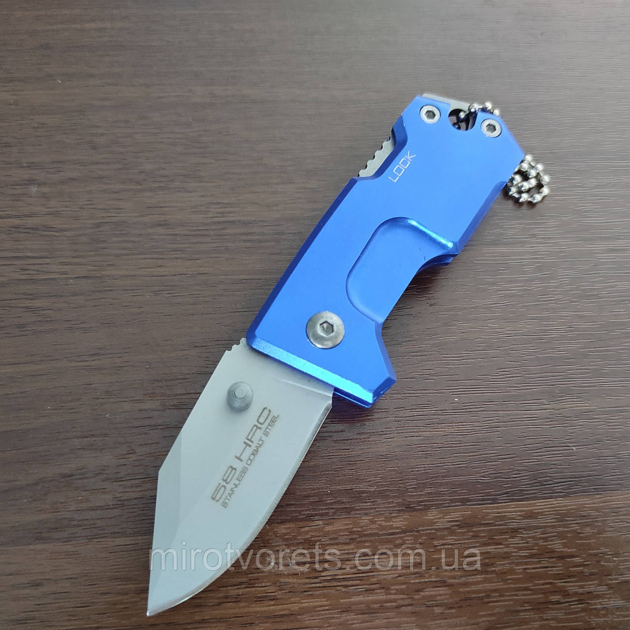 Ніж складний Extrema Ratio Lock mini, синий, фото 1