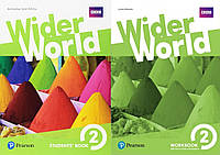 Wider World 2 Student's Book&WorkBook with Online Homework Підручник та Робочий зошит