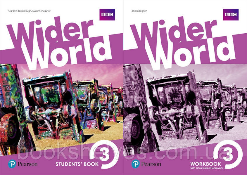 Wider World 3 Student's Book&WorkBook with Online Homework Підручник та Робочий зошит