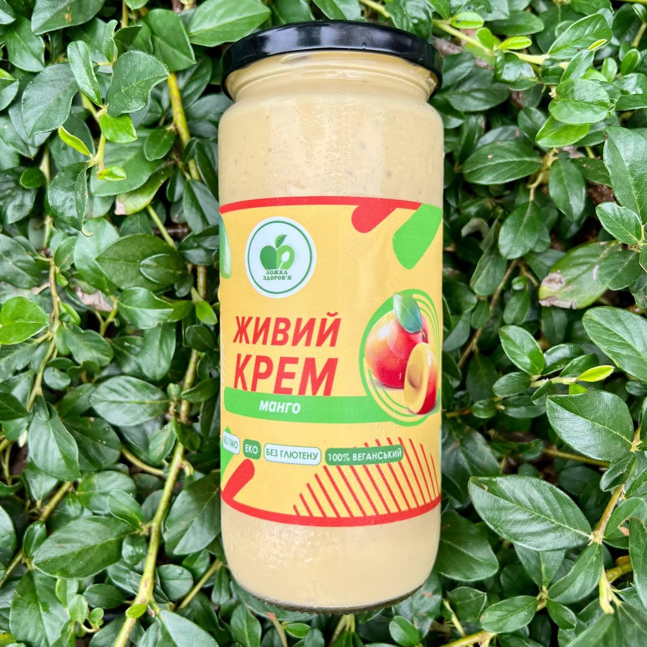 Живой крем " МАНГО" 200 г, БЕЗ CАХАРА VEGAN продукт, Пюре манго, Джем Манго, "Ложка Здоровья" - фото 7 - id-p1666431576