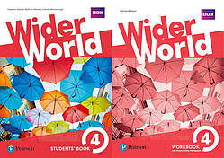 Wider World 4 Student's Book&WorkBook with Online Homework Підручник та Робочий зошит