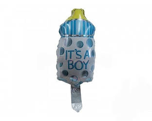 Фольгована куля мініфігура Пляшка "Its a Boy"