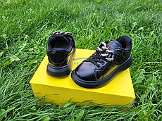 Чорні туфлі,мокасини для дівчаток  колір чорний 30р-17,5-18см