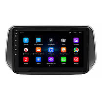 Штатна магнітола Lesko для Hyundai Santa Fe IV 2018-2021 екран 10" 1/16Gb Base Wi-Fi Хюндай Санта Фе, фото 2