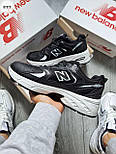 Чоловічі кросівки New Balance 530 весна-осінь з сіткою чорні з білим. Живе фото. топ, фото 5