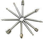 Набір із 20 брфрез кульок для дерева для гравера Dremel, HSS сталь, фото 4