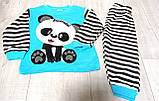 Дитяча піжама інтерлок Туреччина Панда на 1-3 роки, фото 2