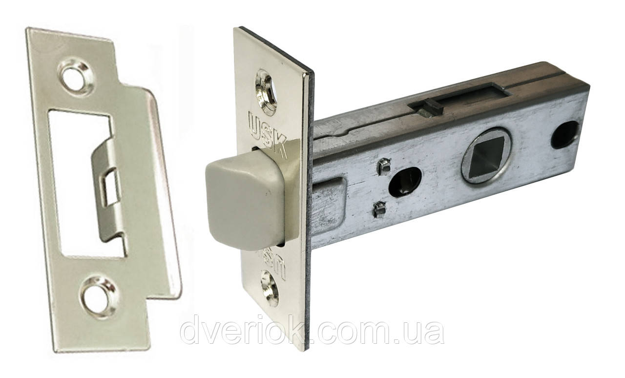 Міжкімнатний механізм USK 100PVC 25мм Нікель, фото 1